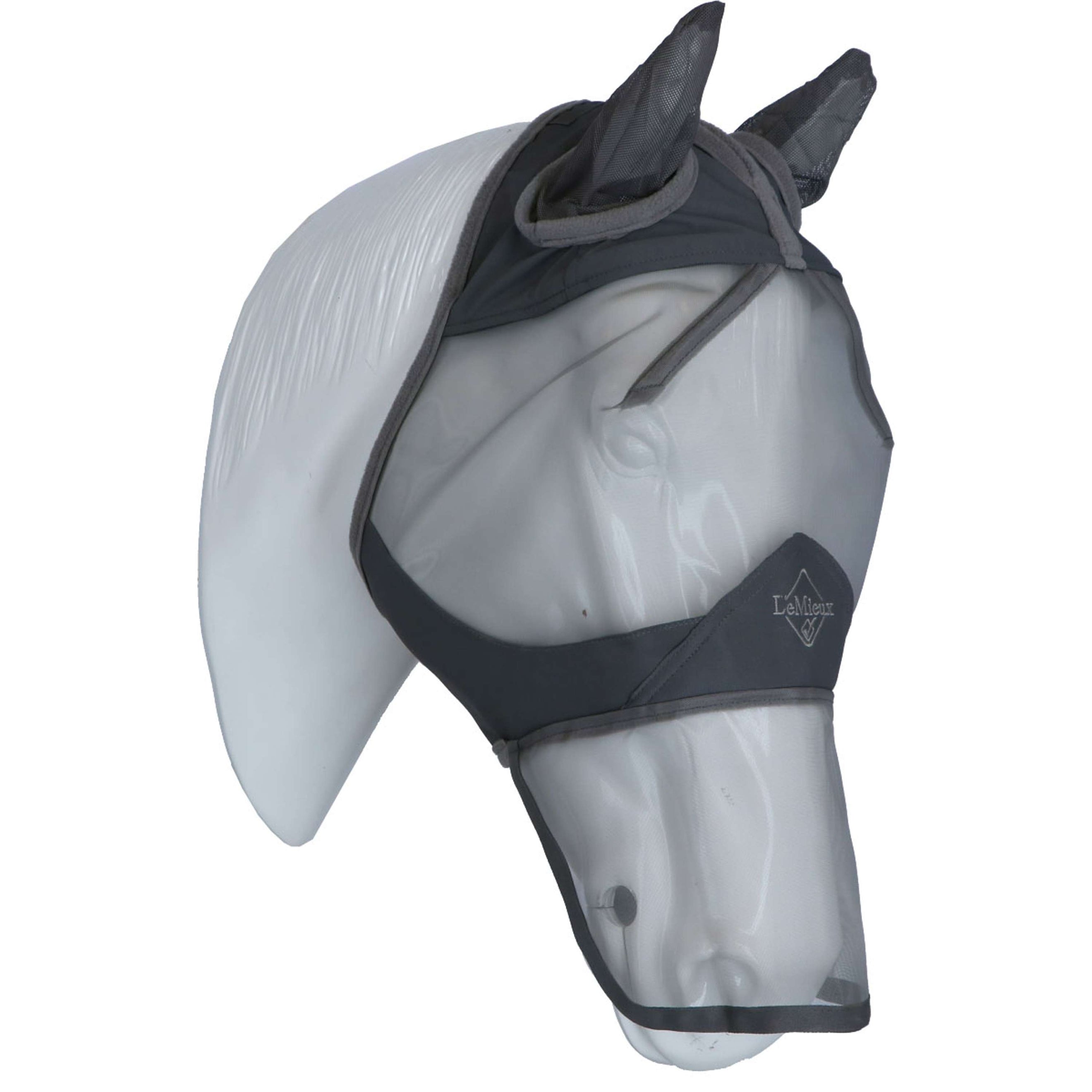 LeMieux Vliegenmasker ArmourShield Pro Full Grijs LeMieux Vliegenmasker ArmourShield Pro Full Grijs