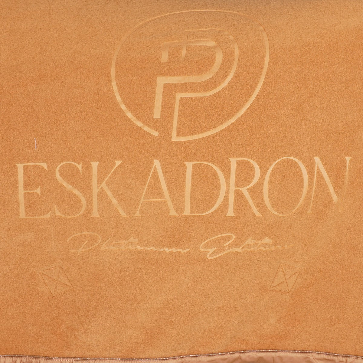 Eskadron Platinum Zweetdeken Fleece Stamp Cognac