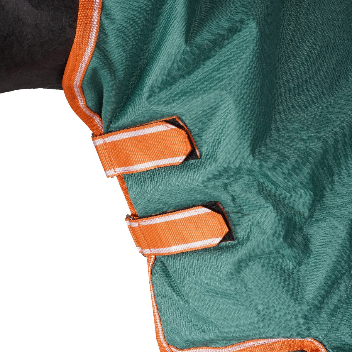 Weatherbeeta Winterdeken Comfitec Tyro Combo Neck Lite Plus Green/Burnt Orange/White