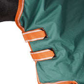 Weatherbeeta Winterdeken Comfitec Tyro Combo Neck Lite Plus Green/Burnt Orange/White