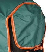 Weatherbeeta Winterdeken Comfitec Tyro Combo Neck Lite 50g Plus Green/Burnt Orange/White