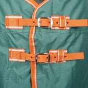 Weatherbeeta Winterdeken Comfitec Tyro Standard Neck Lite Plus Green/Burnt Orange/White