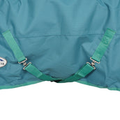 Weatherbeeta Winterdeken Green-Tec Lite Plus 1200D Afneembare Hals Dragonfly Blue/Bottle Green