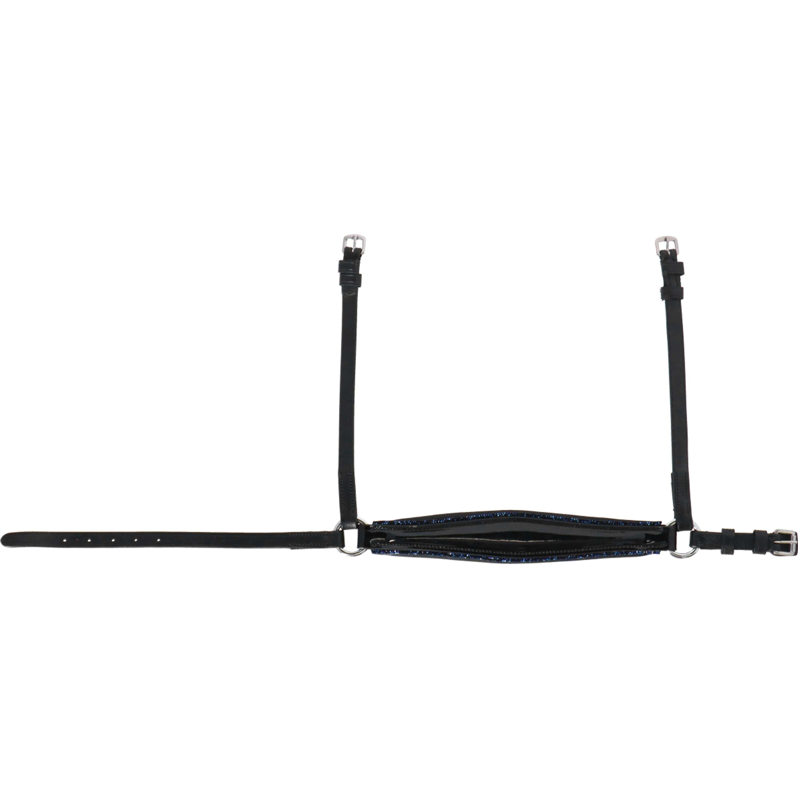 HB Neusriem Showtime Africhting Zwart/Navy Glitter