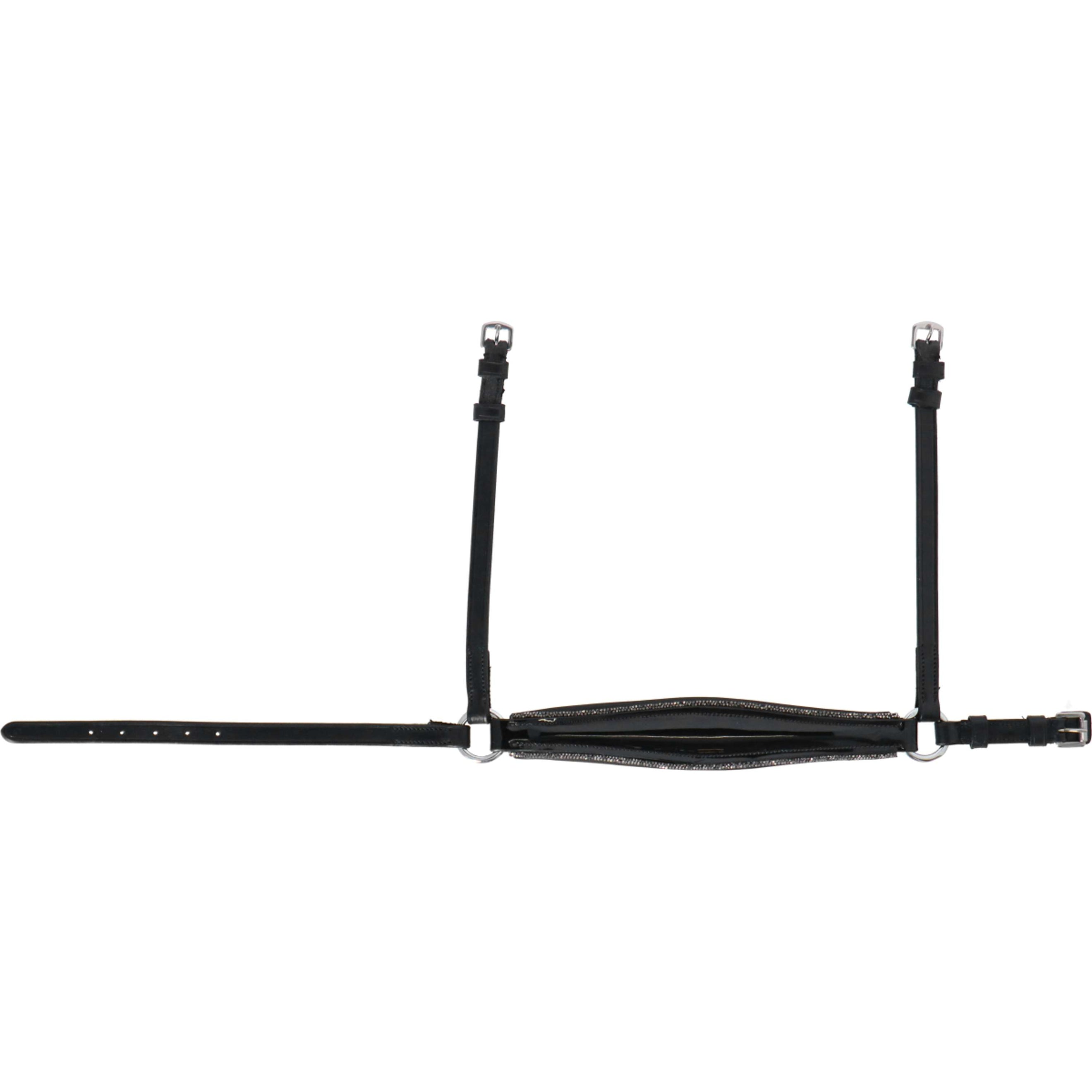 HB Neusriem Showtime Africhting Zwart/Zilver