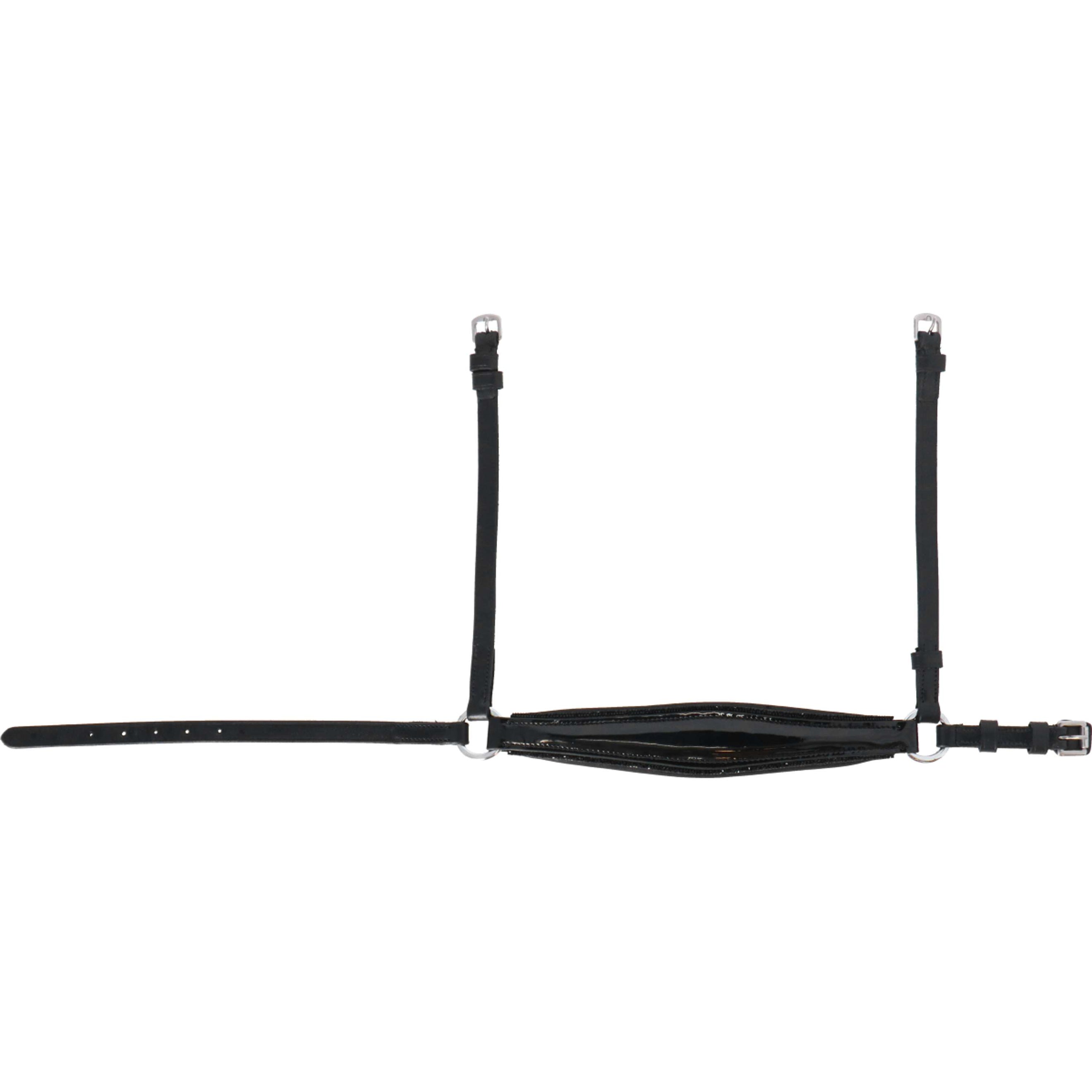 HB Neusriem Showtime Africhting Zwart/Zwart Glitter