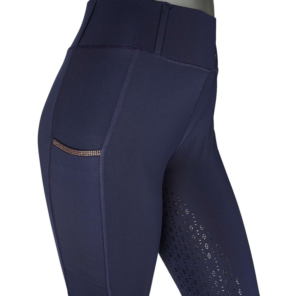 Rebel Pull On Rijlegging Crystal Full grip Navy