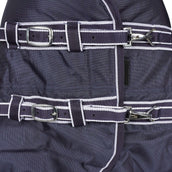 HKM Outdoordeken Premium 1680D 300g met Teddy voering Donkerblauw