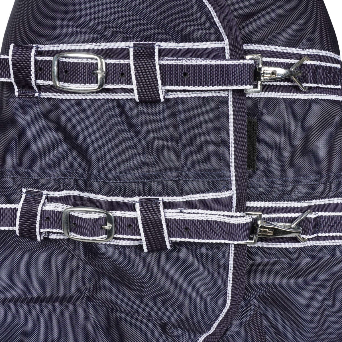 HKM Outdoordeken Premium 1680D 200g met Teddy voering Donkerblauw