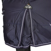 HKM Outdoordeken Premium 1680D 300g met Teddy voering Donkerblauw