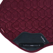 LeMieux Zadeldekje Crystal Suede Springen Burgundy