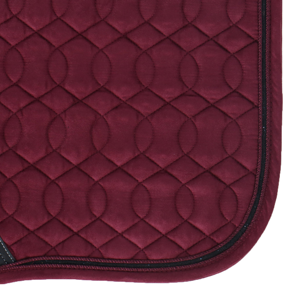 LeMieux Zadeldekje Crystal Suede Springen Burgundy