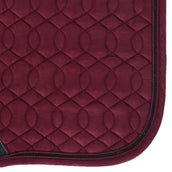 LeMieux Zadeldekje Crystal Suede Springen Burgundy