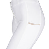 Montar Rijbroek MoSierra Highwaist Full Grip Wit