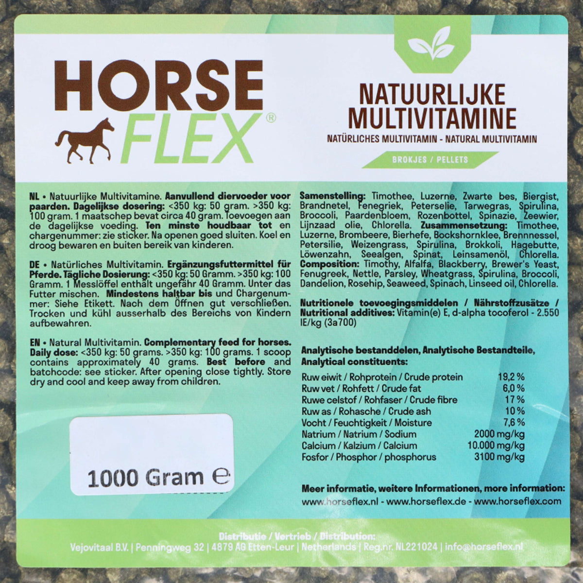 HorseFlex Natuurlijke Multivitamine Navul