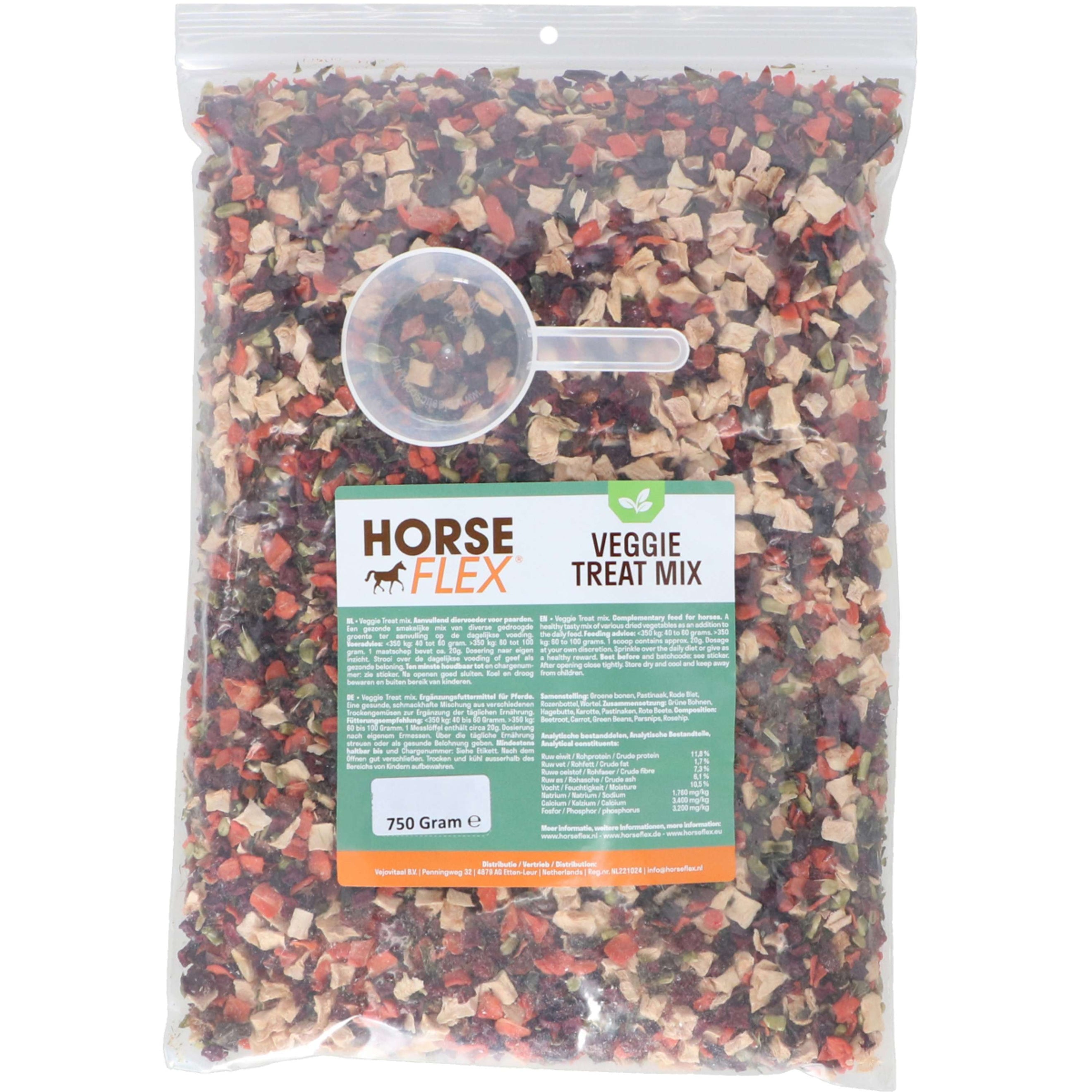 HorseFlex Veggie Treat Mix Navul HorseFlex Veggie Treat Mix Navul