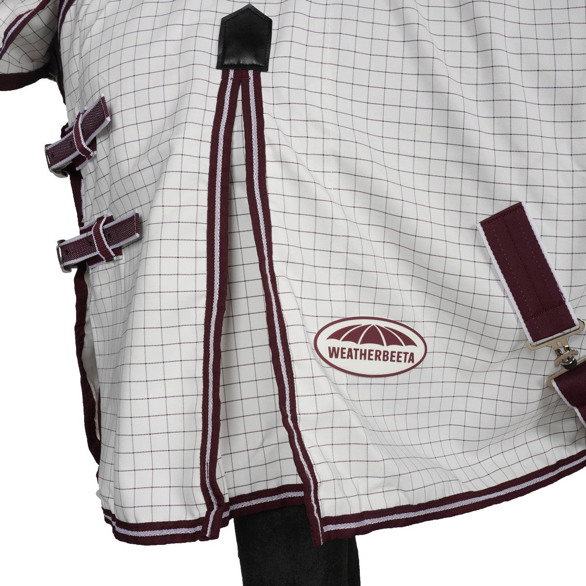 Weatherbeeta Zomerdeken Hybrid Seasons Combo Neck White/Maroon