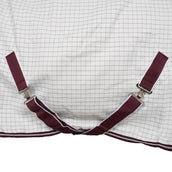 Weatherbeeta Zomerdeken Hybrid Seasons Combo Neck White/Maroon