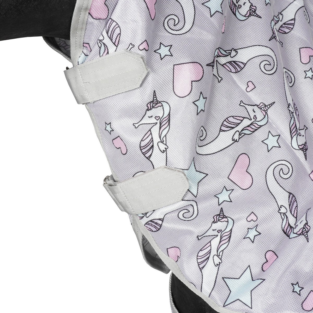 Saxon Vliegendeken Mesh Combo Neck Sea Unicorn Print