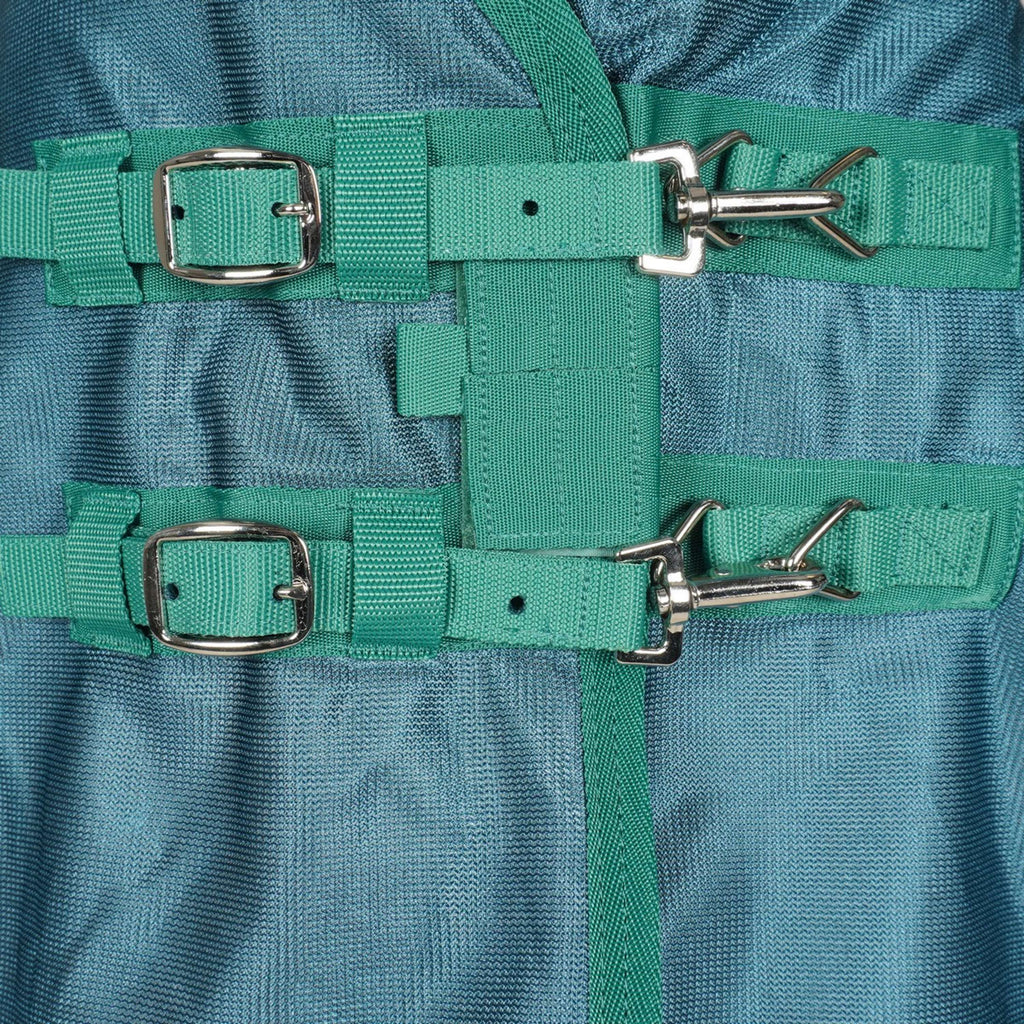 WeatherBeeta Vliegendeken ComFiTec Green-Tec Airflow Mesh Combo Neck White/Dragonfly Blue
