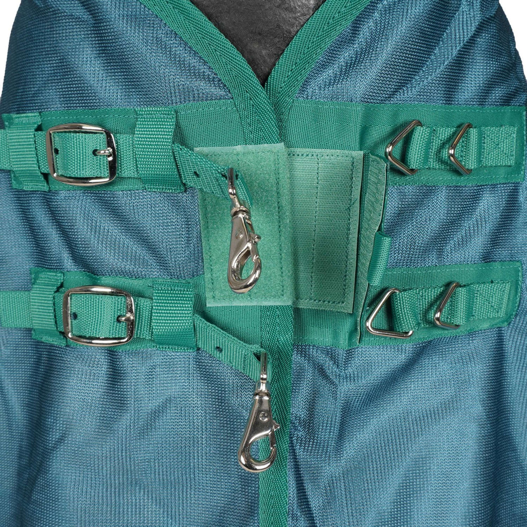 WeatherBeeta Vliegendeken ComFiTec Green-Tec Airflow Mesh Combo Neck White/Dragonfly Blue