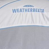 Weatherbeeta Zweetdeken Air-Tec Cooler Standard Neck Wit/Blauw