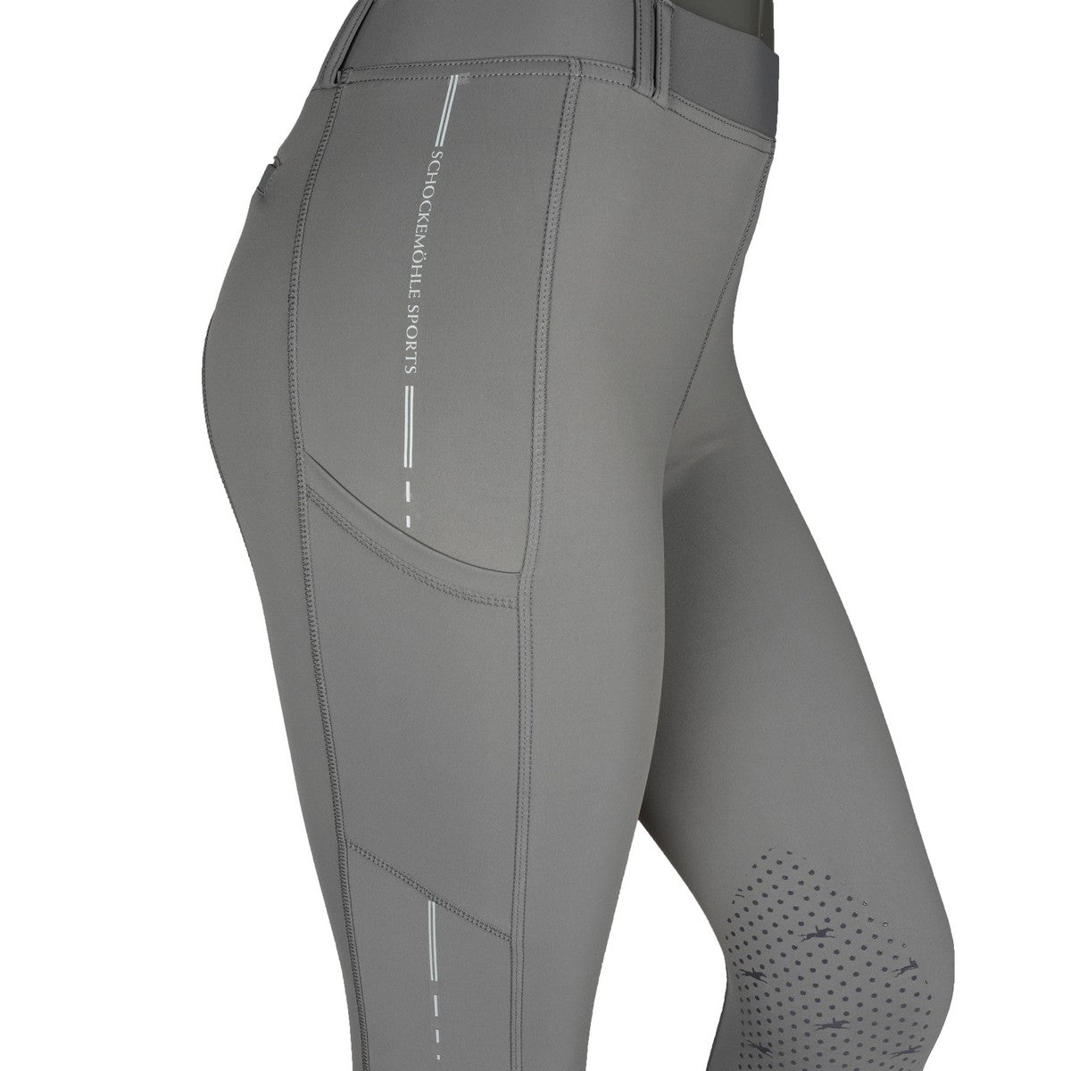 Schockemöhle Rijlegging New Pocket Knie Grip Slate Grey