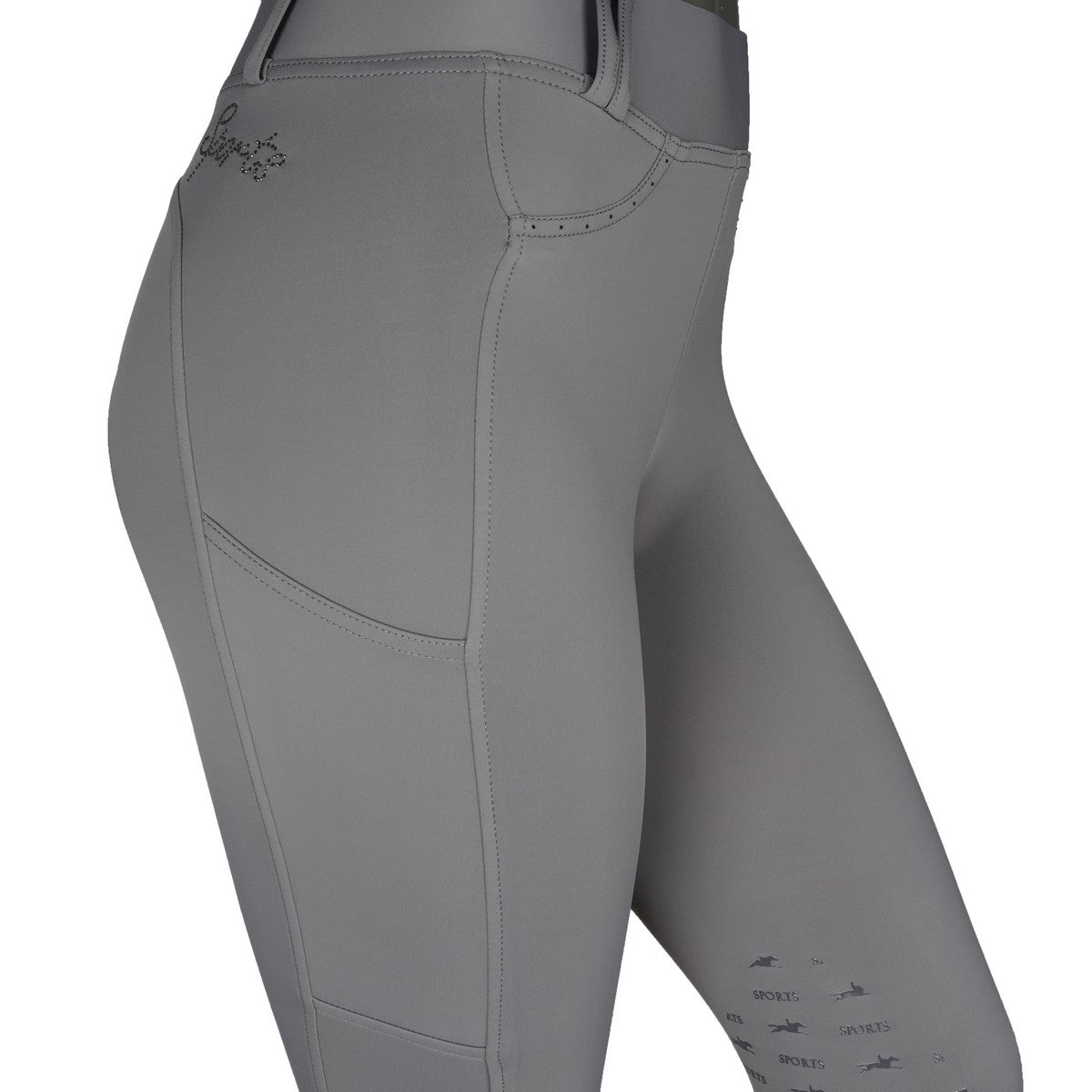 Schockemöhle Rijlegging Classy Sporty Knie Grip Slate Grey