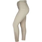 Rebel Rijbroek Highwaist Thigh Pocket Full Grip Beige