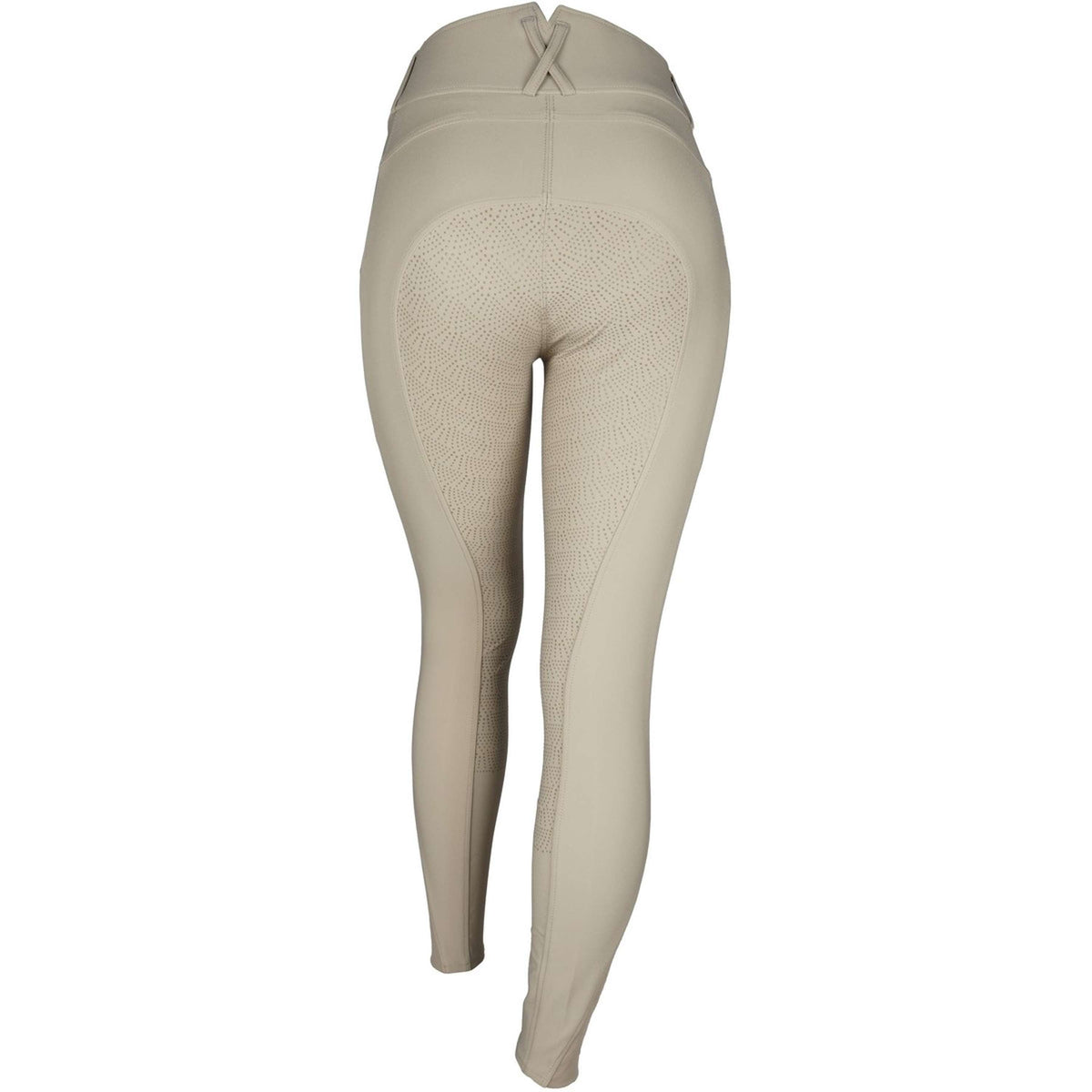 Rebel Rijbroek Highwaist Thigh Pocket Full Grip Beige