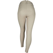 Rebel Rijbroek Highwaist Thigh Pocket Full Grip Beige