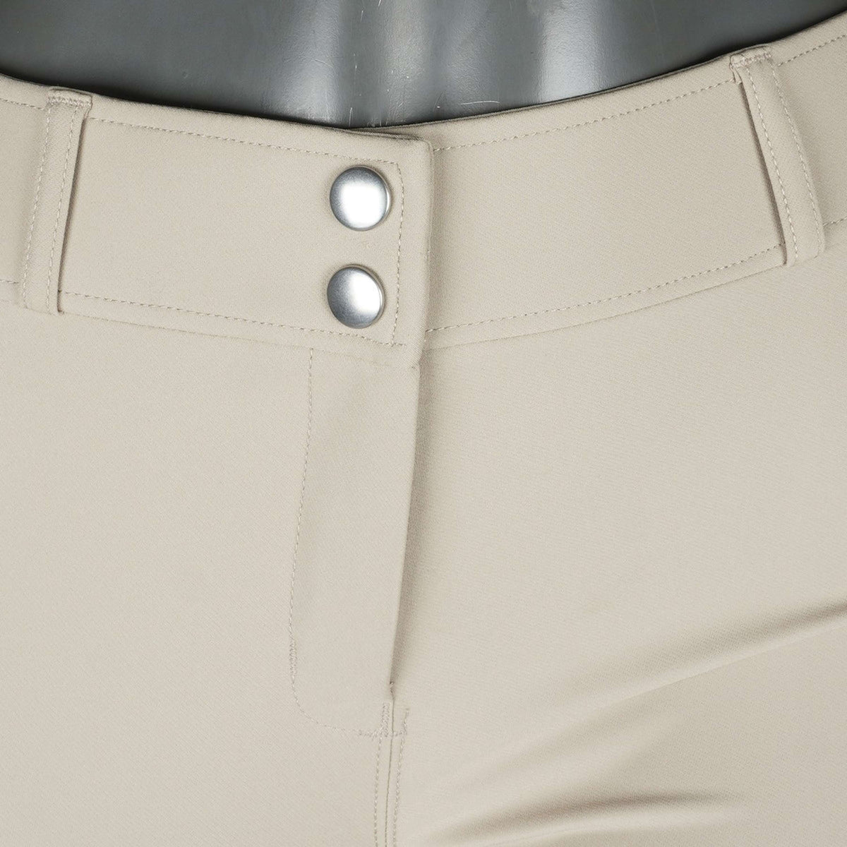 Rebel Rijbroek Highwaist Thigh Pocket Full Grip Beige