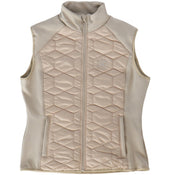 Rebel Bodywarmer Cube Quilted Hybrid Beige