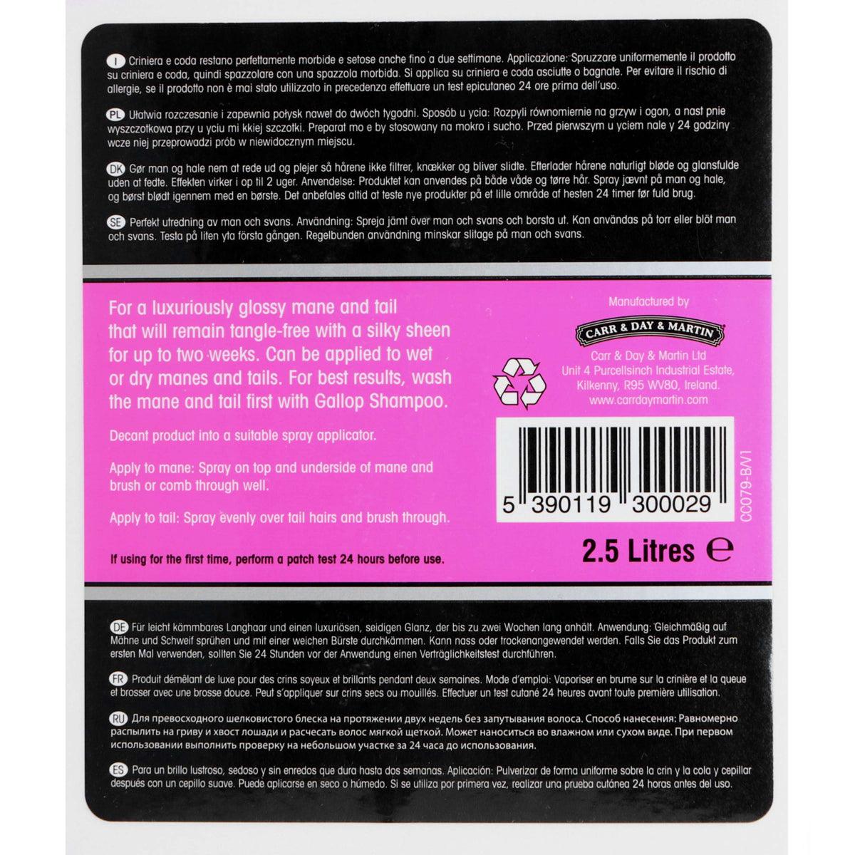 Carr & Day & Martin Manen/Staartlotion Refill