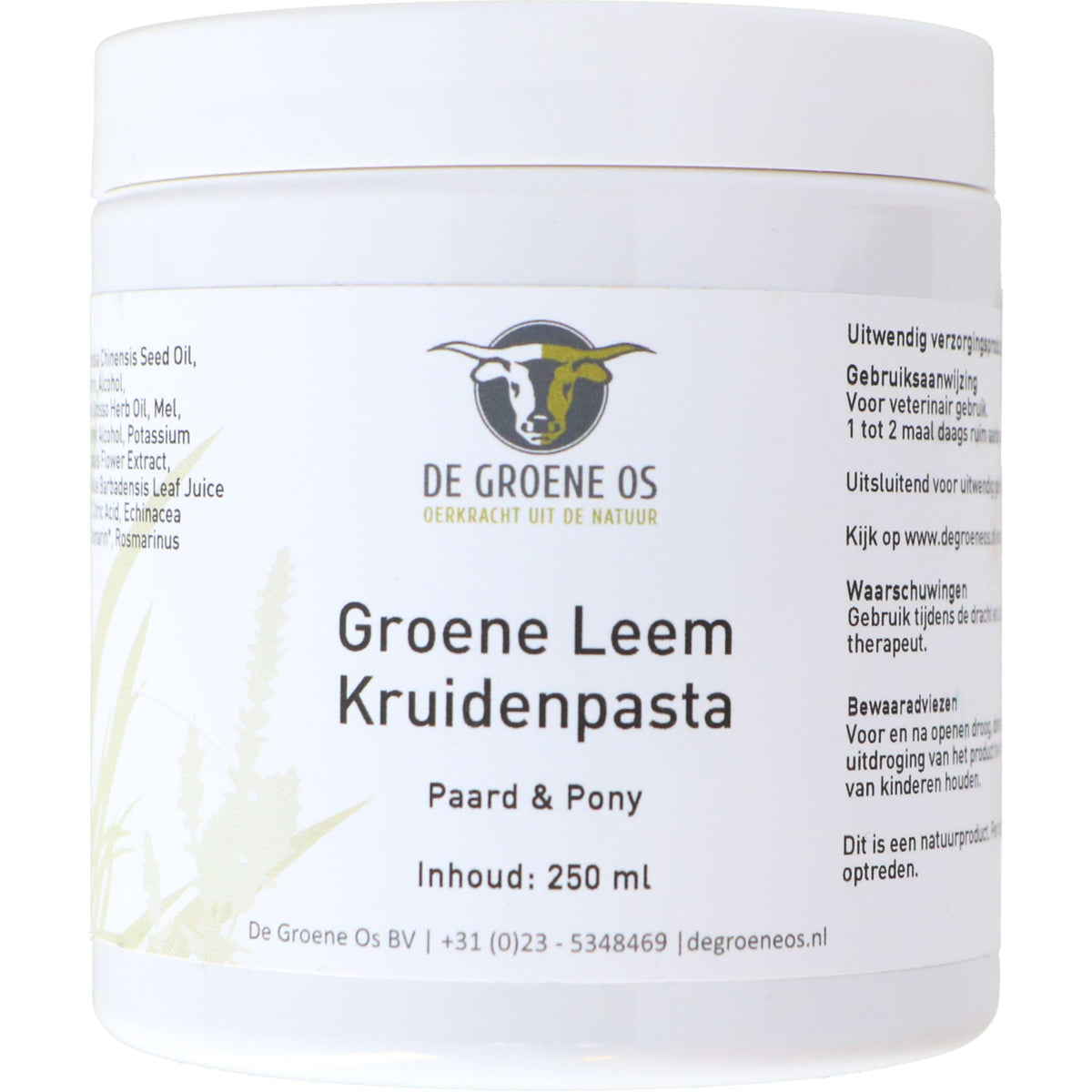 Groene Os Goene Leem Kruidenpasta Paard & Pony-