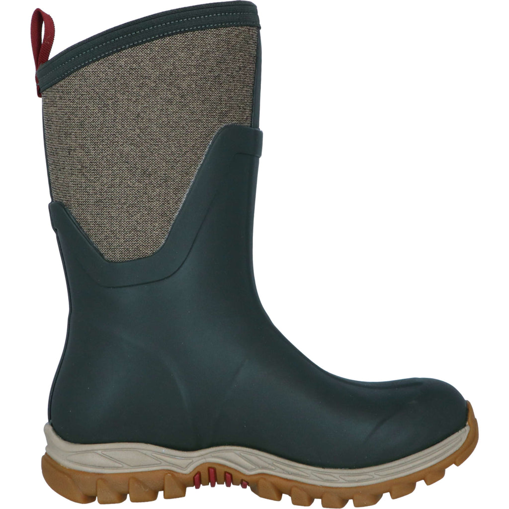 Muck Boot Arctic Sport II Mid Dames Olive/Tweed