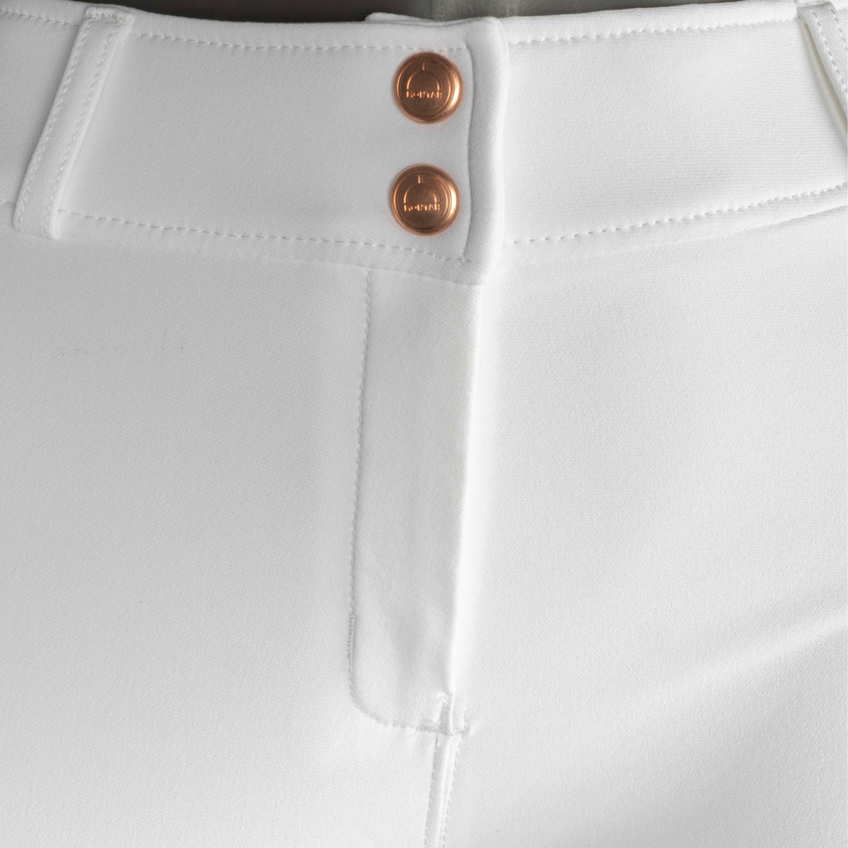 Montar Rijbroek Briella Rosegold Crystals Highwaist Full Grip Wit