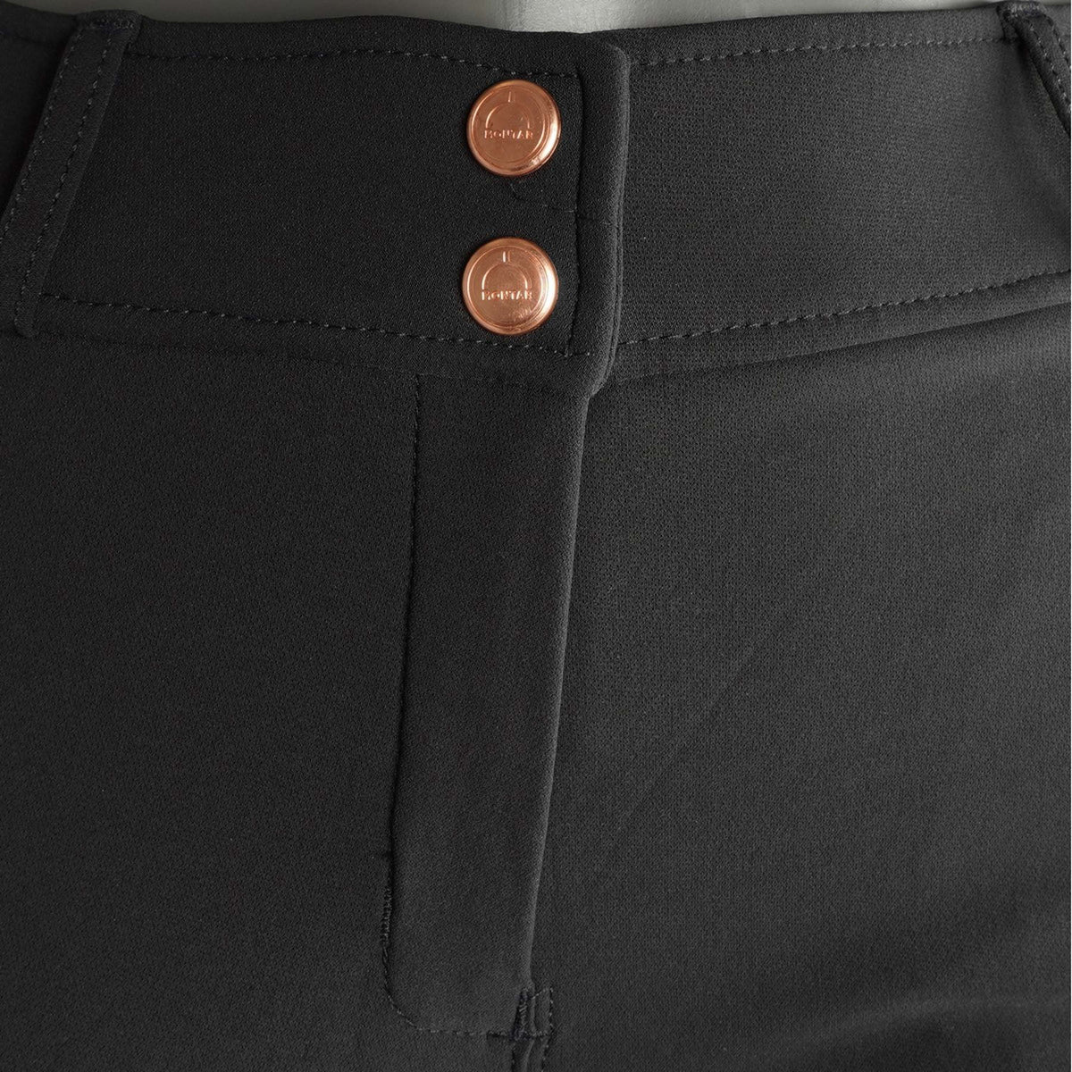 Montar Rijbroek Briella Rosegold Crystals Highwaist Full Grip Zwart