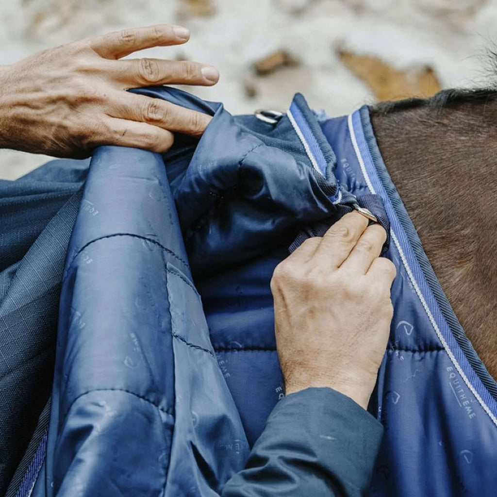 EQUITHÈME Onderdeken Classic 100g Navy