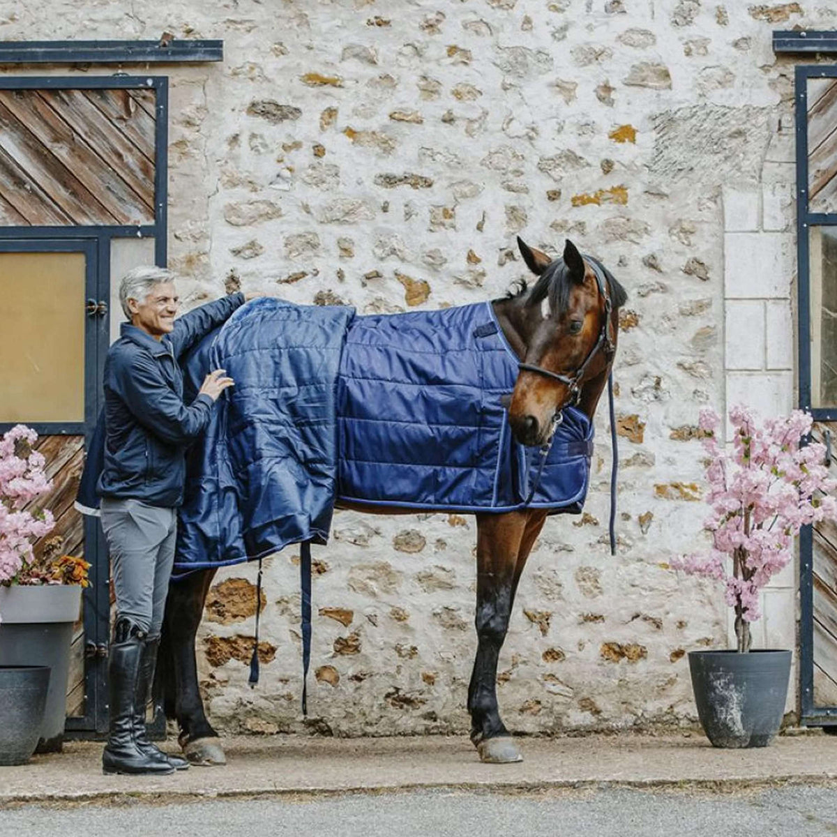 EQUITHÈME Onderdeken Classic 100g Navy