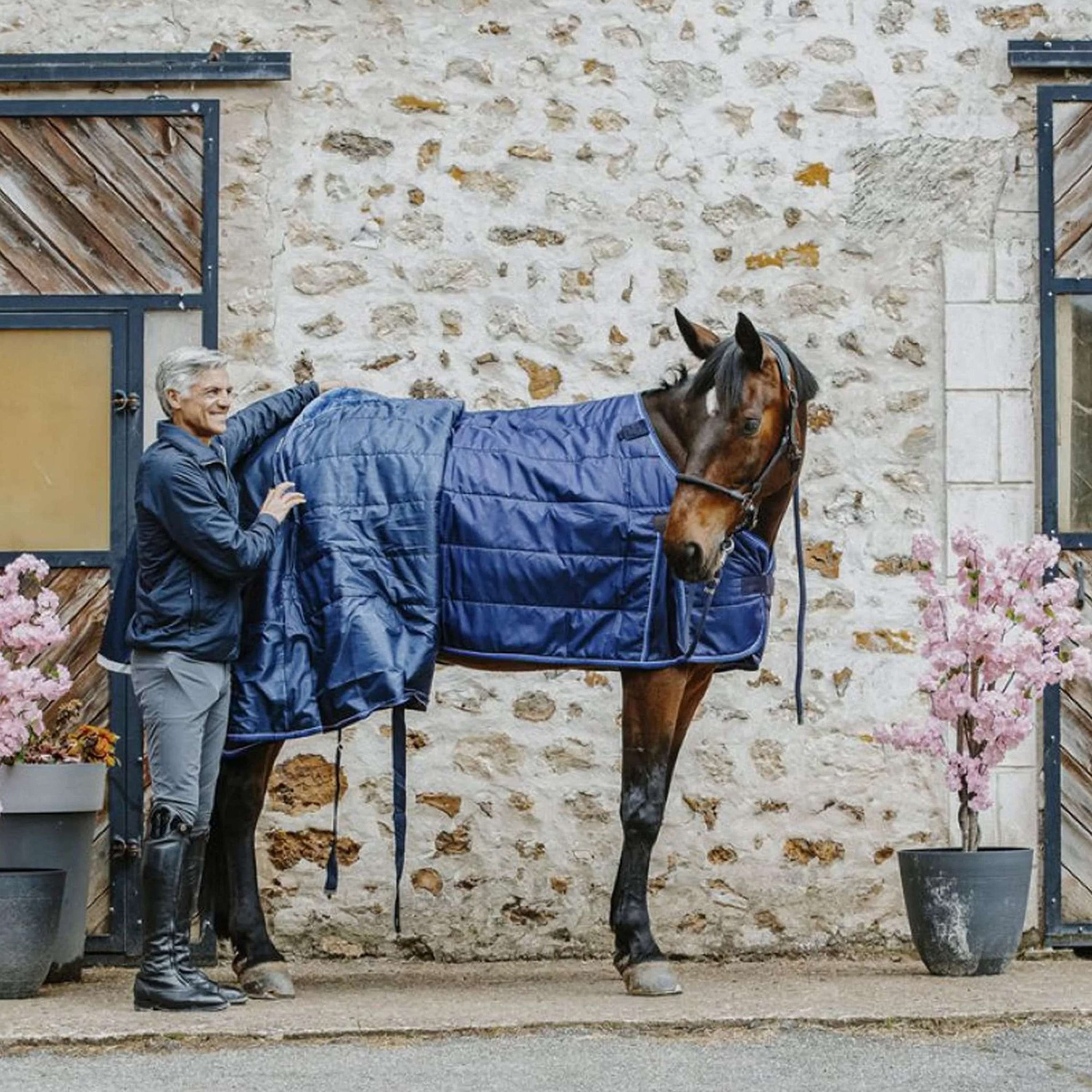 EQUITHÈME Onderdeken Classic 100g Navy