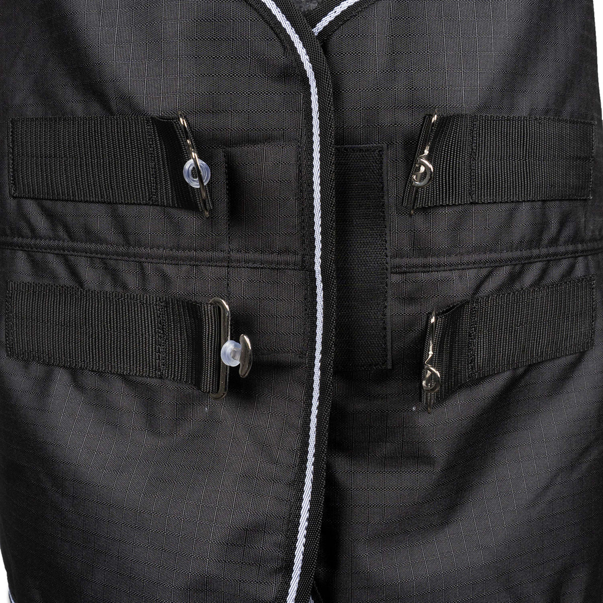 EQUITHÈME Outdoordeken Tyrex 600D Standard 150g Zwart