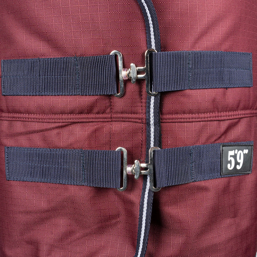 EQUITHÈME Outdoordeken Tyrex 1200D 0g Standard Burgundy