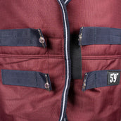 EQUITHÈME Outdoordeken Tyrex 1200D 150g Standard Burgundy