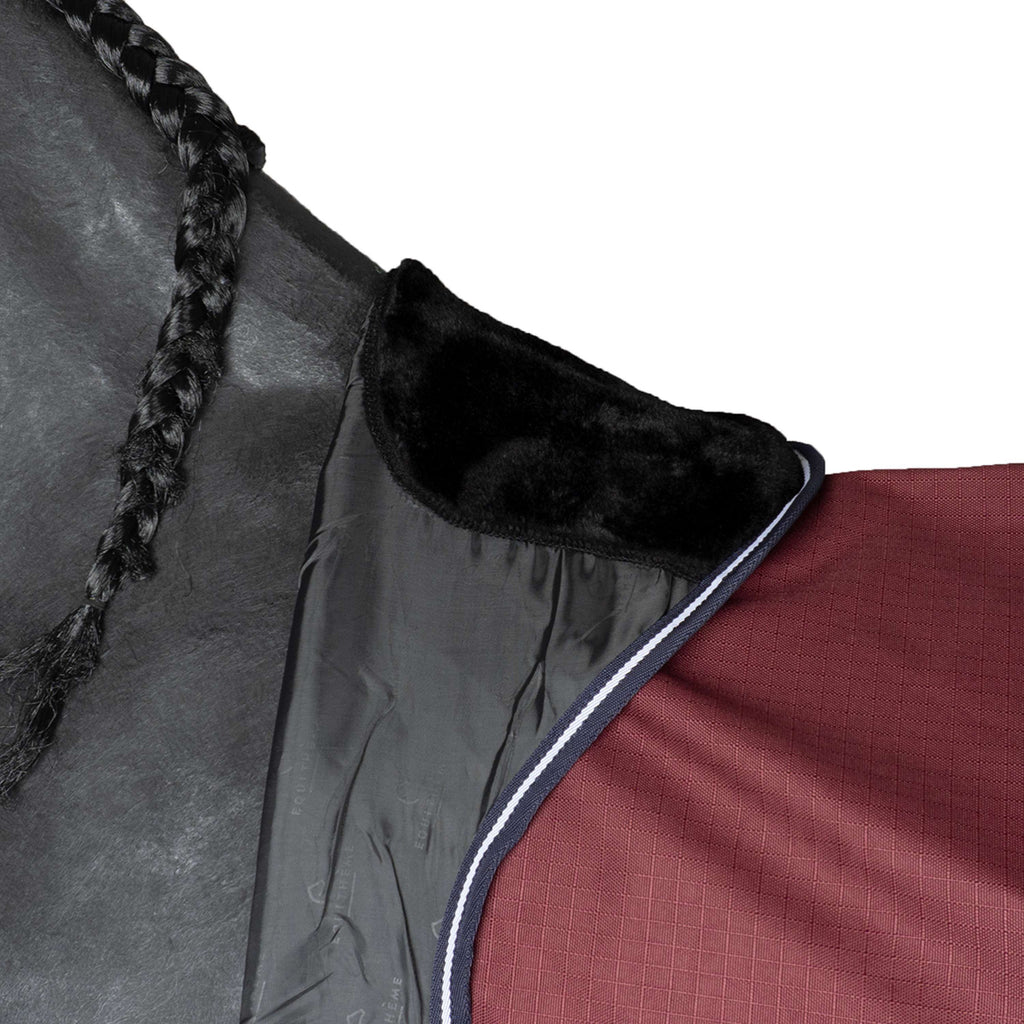 EQUITHÈME Outdoordeken Tyrex 1200D 0g High Neck Burgundy