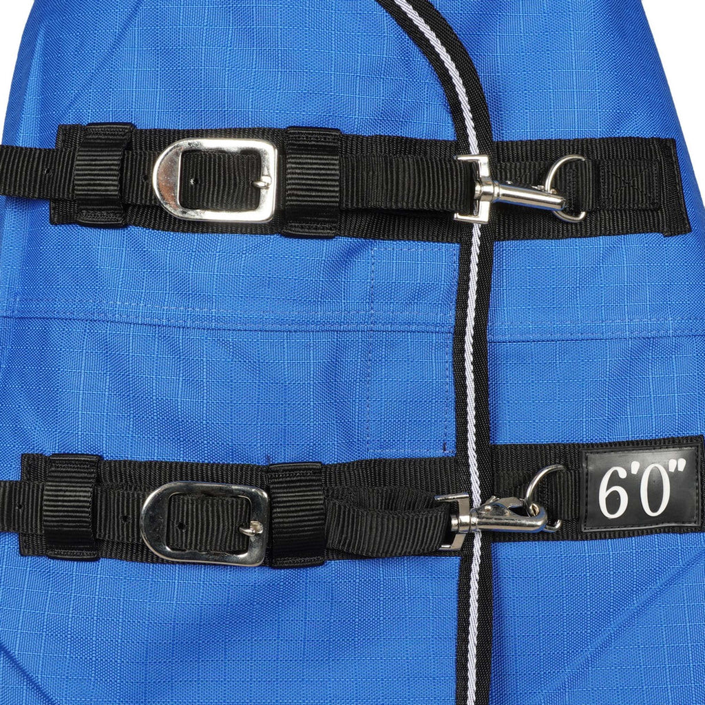 EQUITHÈME Outdoordeken Tyrex 1200D 0g Aisance High Neck Royal Blue