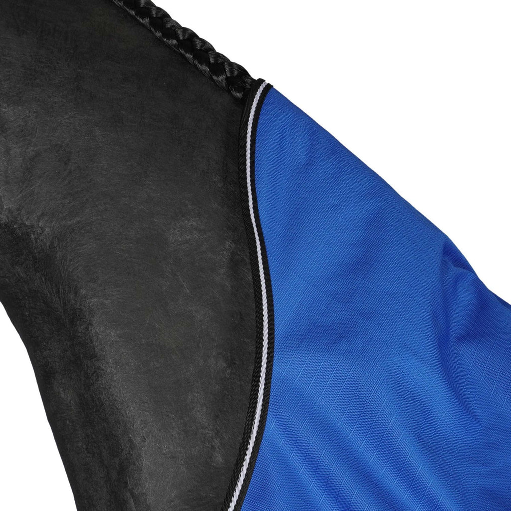EQUITHÈME Outdoordeken Tyrex 1200D 0g Aisance High Neck Royal Blue