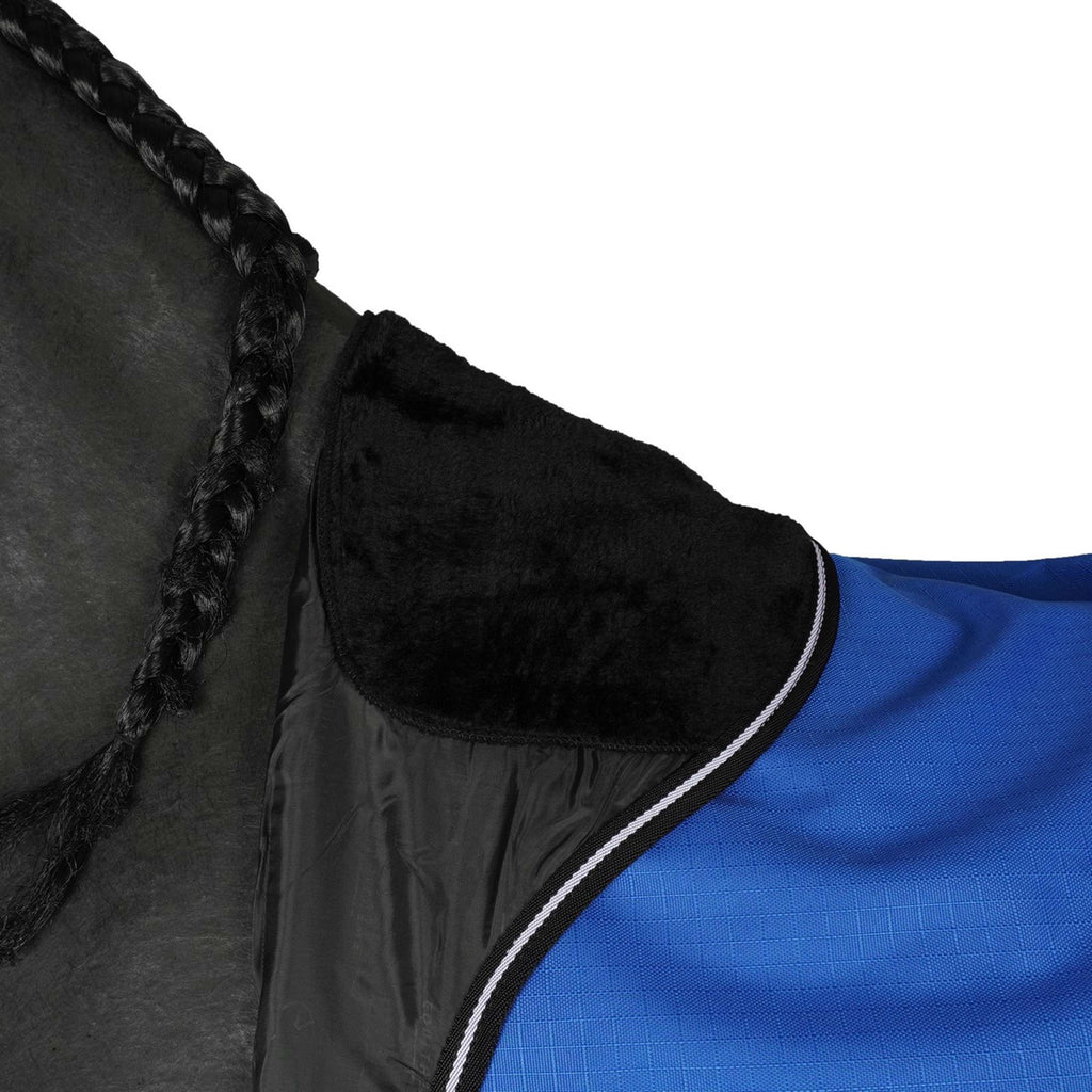 EQUITHÈME Outdoordeken Tyrex 1200D 0g Aisance High Neck Royal Blue
