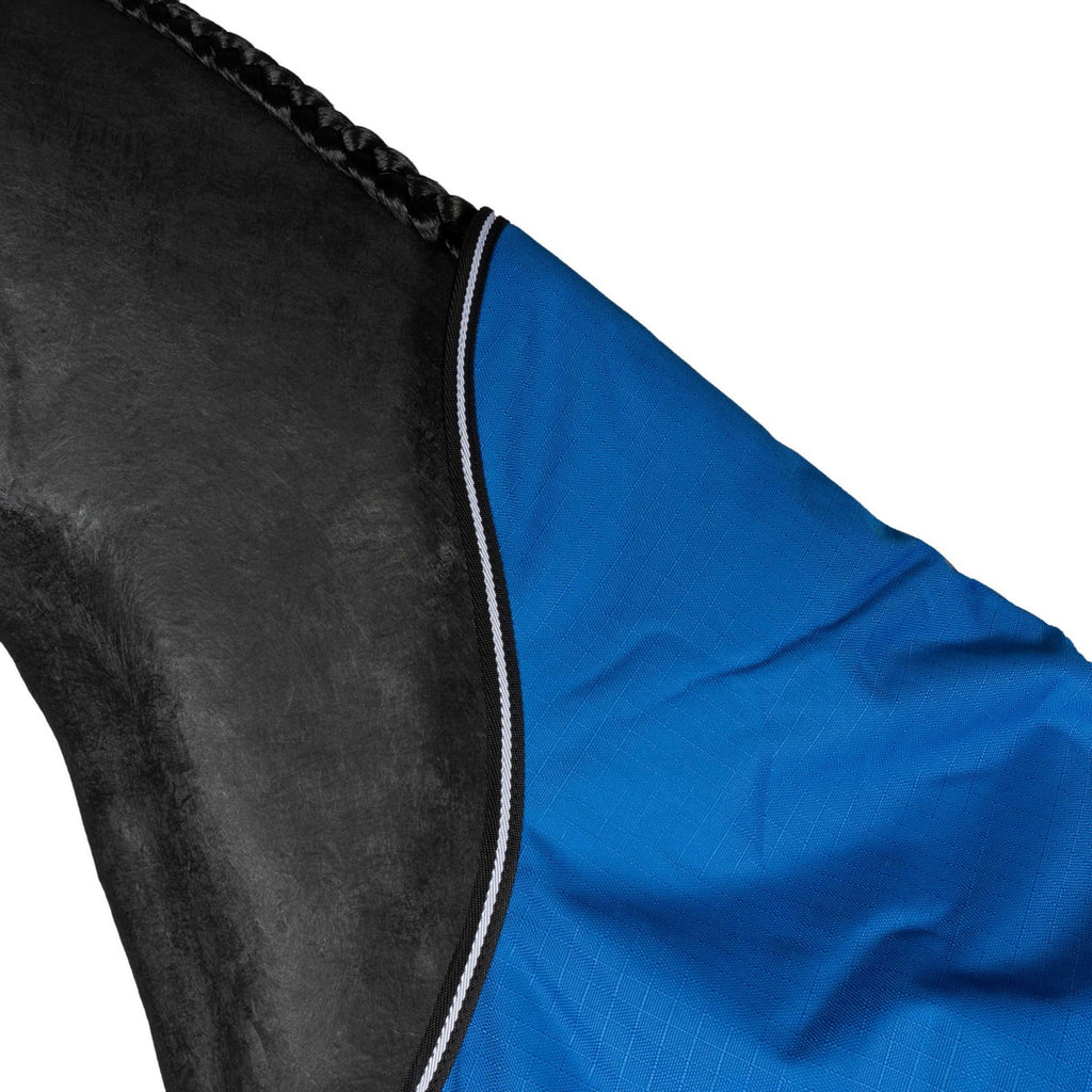 EQUITHÈME Outdoordeken Tyrex 1200D 150g Aisance High Neck Royal Blue