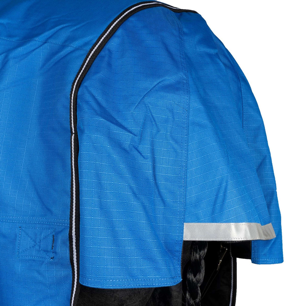 EQUITHÈME Outdoordeken Tyrex 1200D 300g Aisance High Neck Royal Blue